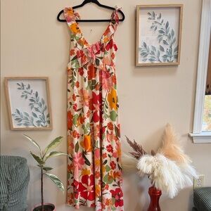 Vanilla Bay Multicolor Floral Maxi Dress